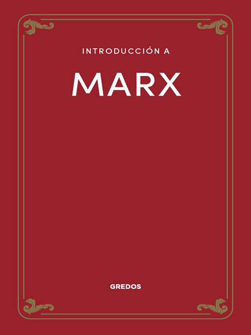 Title details for Introducción a Marx by Juan Manuel Aragüés - Available